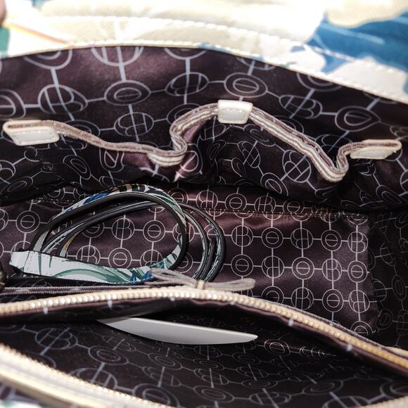 RARE Henri Bendel Floral Print leather tote bag - Picture 15 of 15